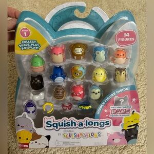 New Squishmallows Squish-a-longs Pack Series 1 - 1” Mini-Squish’s w/ Accessories